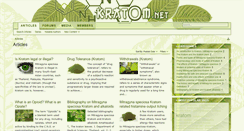 Desktop Screenshot of kratom.net