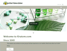Tablet Screenshot of kratom.com