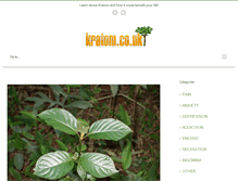 Tablet Screenshot of kratom.co.uk